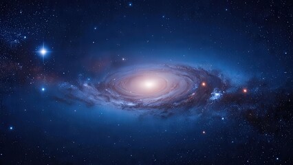 Fototapeta premium Colorful Nebula Cloud in Deep Space. 4k hd wallpaper background for laptop pc.