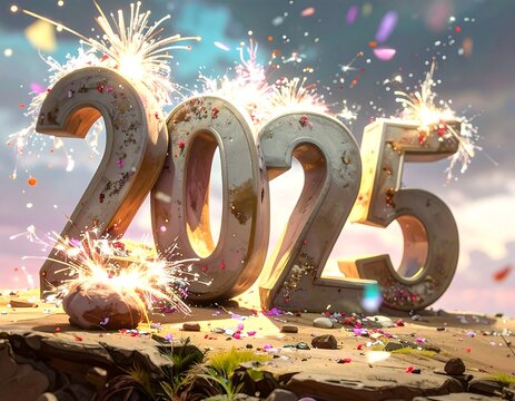 New year 2025 celebration