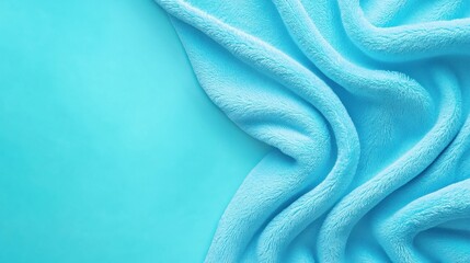 Soft blue blanket texture background