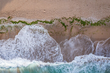 Sandy beach in Shabla, small town on Black Sea coast in Bulgaria