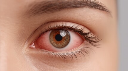 Obraz premium Close-Up View of a Human Eye with Intricate Details, Natural Colors, and Unique Patterns in the Iris and Pupil Under Soft Lighting Conditions