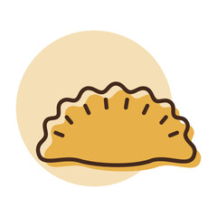 Traditional Cheburek or Yantik Pastry