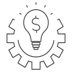 strategy business icon vector illustration concept