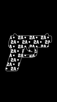2A Second Amendment Motion Graphic