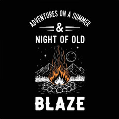Campfire Under the Night Sky: Adventures on a Summer Night of Old Blaze Graphic