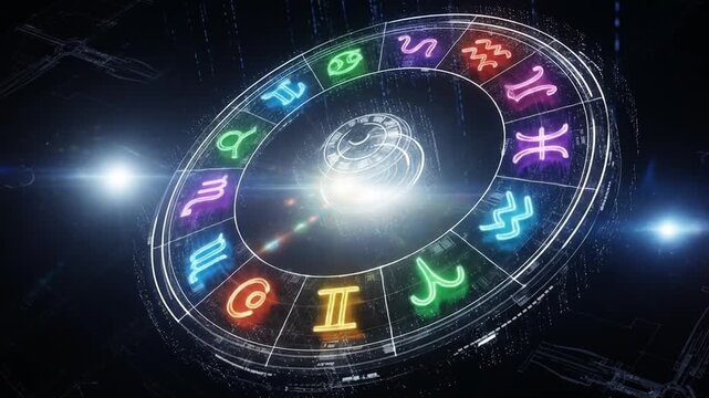 Zodiac Wheel: Astrological Signs and Cosmic Energy