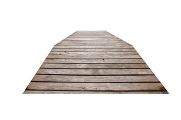 Pier of Tranquility: A weathered pier extends towards the horizon, its aged wood planks offering a solitary path to serenity, the pier's surface invites reflection and a moment of peace.