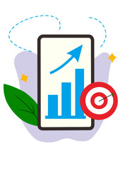 social media marketing illustration