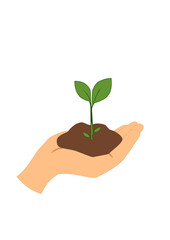 reforestation illustration