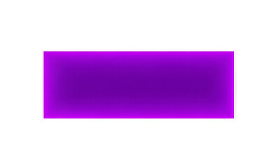 A rectangular purple gradient shape with a white outline against a stark black background space