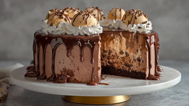 chocolate ice cream cake