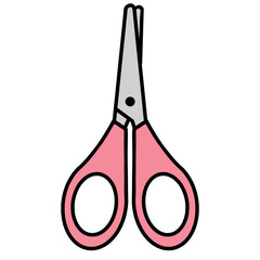 a pair of sharp scissors