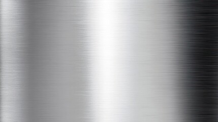 Brushed metal texture background silver metallic surface