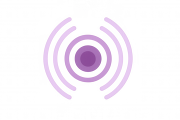 Wifi signal strength indicator with transparent background, ideal for technology and communication projects