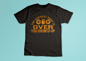 Gym, Fitness  T-shirt design