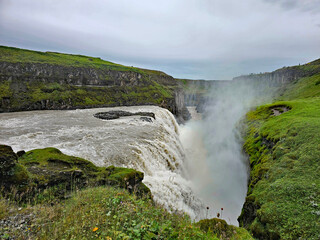 wonderful views of the Gullfoss waterfall in Iceland