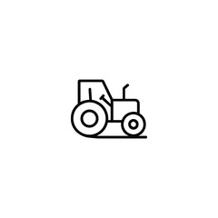 Minimalist Tractor Icon