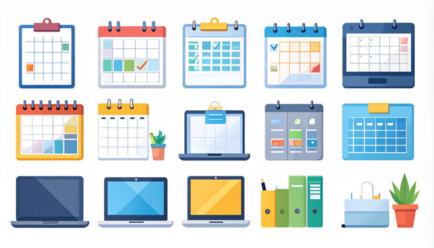 Workspace Productivity Symbols