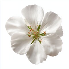 Stunning White Flower Close Up , isolated on white background png