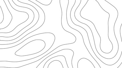 Fototapeta premium Topography map line art seamless vector illustration with abstract elevation contour patterns, perfect for hiking trails, trekking posters, camping themes, outdoor exploration, travel adventure design