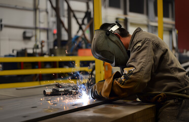 AI. Occupational safety at the welder work place