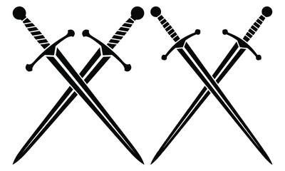 two crossed swords