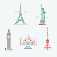Obraz premium eiffel tower vector