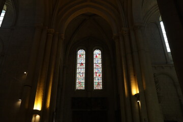 l'&eacute;glise Saint Pierre, ville de Saumur, d&eacute;partement du Maine et Loire, France