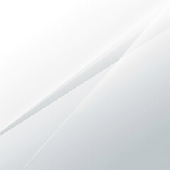 Clean and Minimalist White and Gray Abstract Geometric Background with Subtle Lighting and Shadows