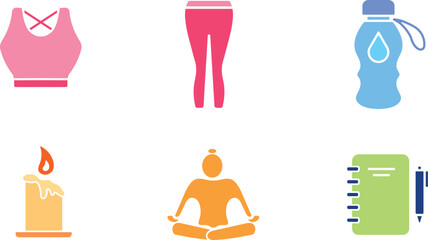 Health and Wellness icon suitable for Wellness apps, fitness coaches, lifestyle blogs

 