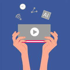 Digital business and online learning concept with laptops charts ideas and technology