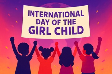 Celebrating international day of the girl child with raised fists and hope