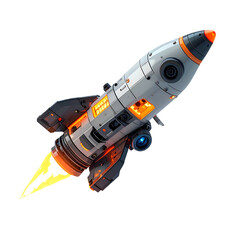 Rocket launch illustration