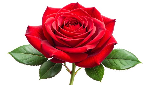 Close-up of a vibrant red rose (1)