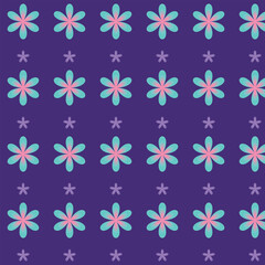 Seamless Colorful Floral Pattern Design Collection &ndash; Bright Abstract Geometric Backgrounds, Decorative Digital Textures, Pastel Aesthetic Fabric and Wallpaper Patterns for Creative Projects