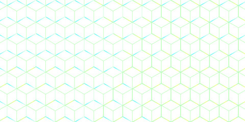 Fototapeta premium abstract white and blue cubic vector patern