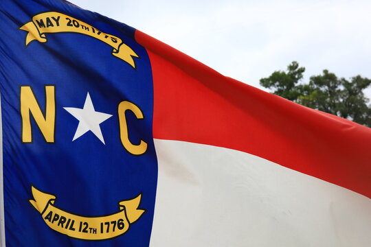 Official flag of the State of North Carolina