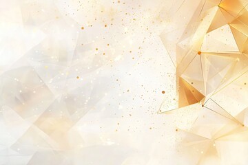 Abstract gold geometric background