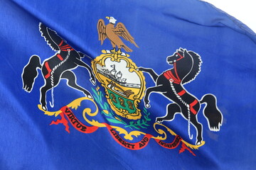 Obraz premium Official flag of the State of Pennsylvania