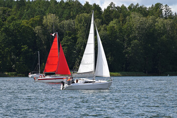Poland. Mikolajki, Masuria, the land of lakes, relaxation on the water. 21.08.2025