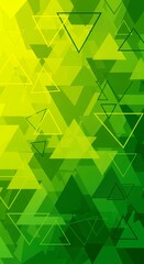 Green Geometric Triangle Pattern Abstract Background Vector Design for Website or Presentation