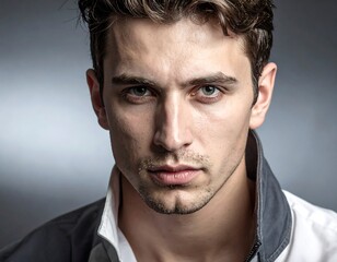 Fototapeta premium Close-up portrait of a man (5)