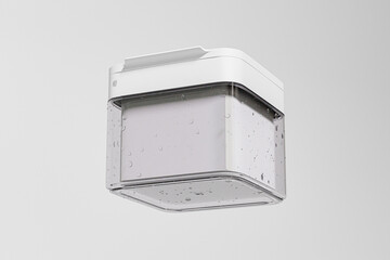 Empty skincare Toner Pad Jars With Tweezer mockup, Square Shape facial toner cotton pads packaging, Cream jar with Flip Cap, Refillable Plastic cosmetic jar with Flip Cap, k-beauty skincare product © Salihah.K