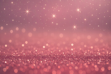 Pink glitter sparkle texture with dreamy glow and soft romantic light