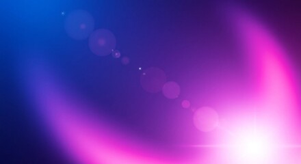Abstract blue and purple light leak background with lens flare effect for creative design and wallpaper use