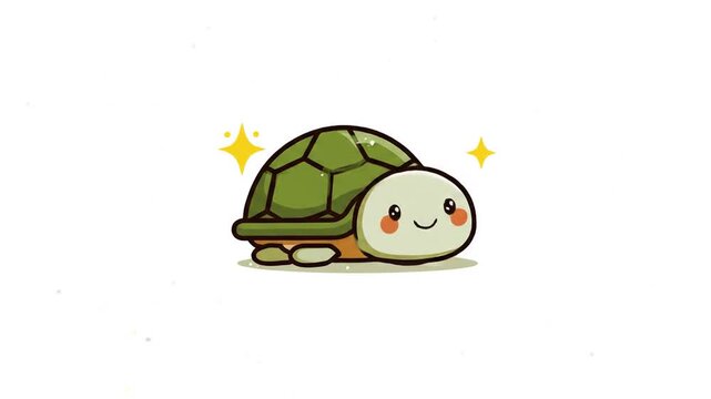 Cute turtle illustration