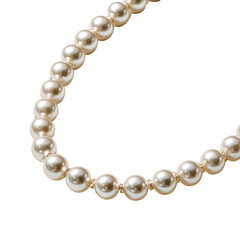 Obraz premium Close-up of a pearl necklace