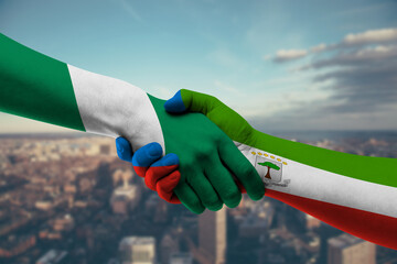 Shaking hands Nigeria and_Guinea-2