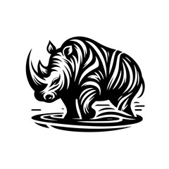 Modern black and white abstract banner design