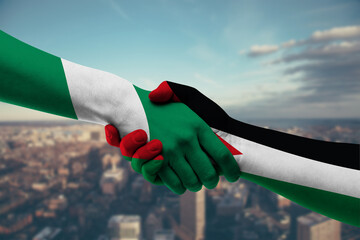Shaking hands Nigeria and_Jordan